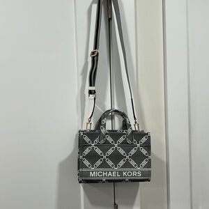 Michael Kors gray/black bag - with crossbody strap NWT